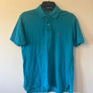 Lacoste Men's Aqua Polo Shirt